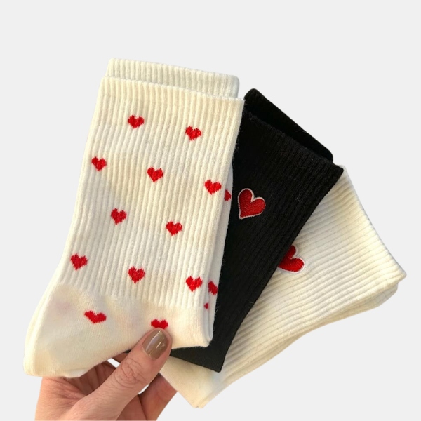 Kærlighed Sokkesæt – Yndige og behagelige sokker Socks Tech Butik En størrelse 3 Par sæt
