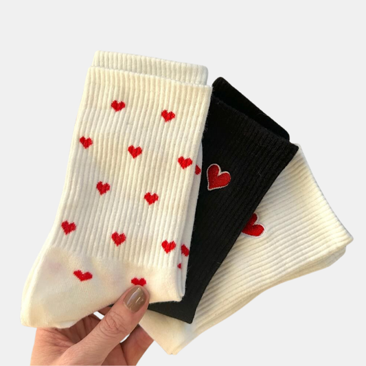 Kærlighed Sokkesæt – Yndige og behagelige sokker Socks Tech Butik En størrelse 3 Par sæt