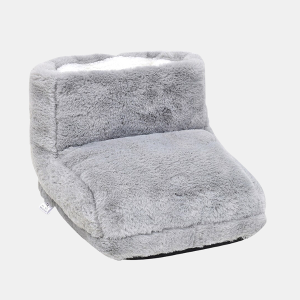 Trådløs Elektrisk Fodvarmer – Bærbar og Hyggelig Varme til Kolde Dage Home Tech Butik Grå