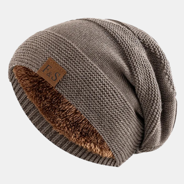 Varm Vinterhue – Komfortabel og Stilfuld Hovedbeklædning til Kolde Dage muts beanie Tech Butik Khaki 56cm-58cm