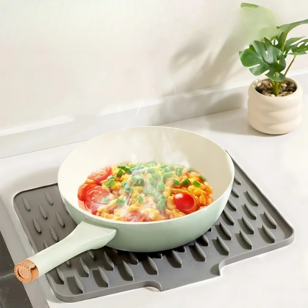 Multifunktionel Silikone Køkkentørringsmåtte – Varmebestandig & Skridsikker Kitchen Mats Tech Butik