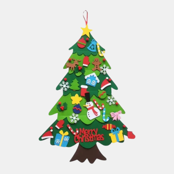 Dekorativt Juletræ i filt – Unik og blød juledekoration Home & Decor Tech Butik