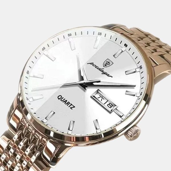 Elegant Klassisk Luksusur – Ikonisk Stil med Varig Kvalitet Watches Tech Butik Hvid Sølv