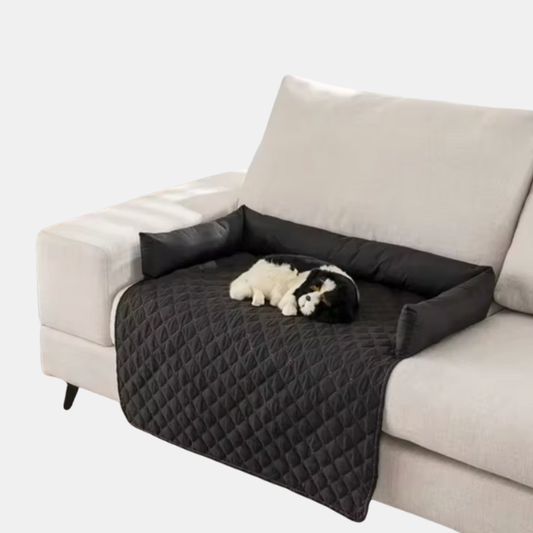 Vandtæt Kæledyrsseng – Holdbar Komfort til Din Pelsede Ven Pets Tech Butik Sort S (75x75cm)