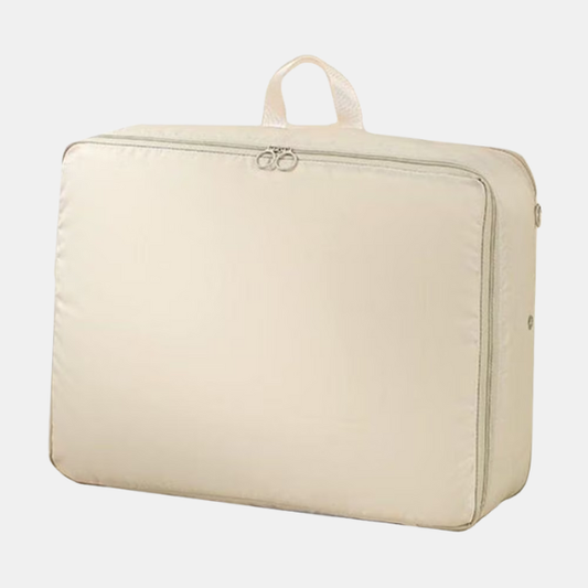 Bærbar Rejsekompressionspose – Pladsbesparende Organizer til Tøj & Essentials Storage & Organization Tech Butik Beige L - 52*42*30 cm/20.47*16.54*11.81 inch