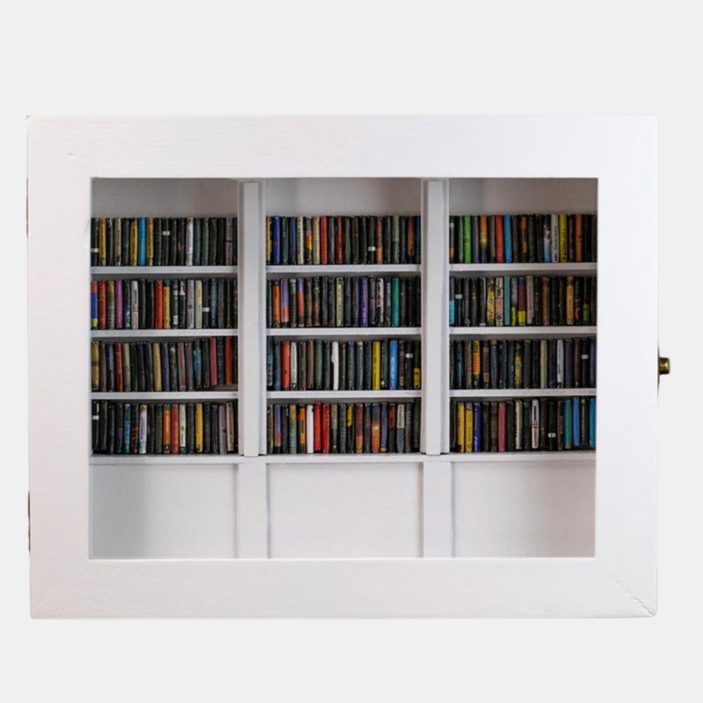 Bogreol til Angstlindring – Dit Personlige Fristed for Fred og Mindfulness Home & Decor Tech Butik Hvid