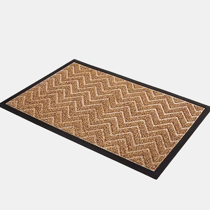 Gummi dørmåtte – Holdbar Snavsfangende Måtte til Hjem eller Erhverv Door Mat Tech Butik Brun 45 cm × 75 cm