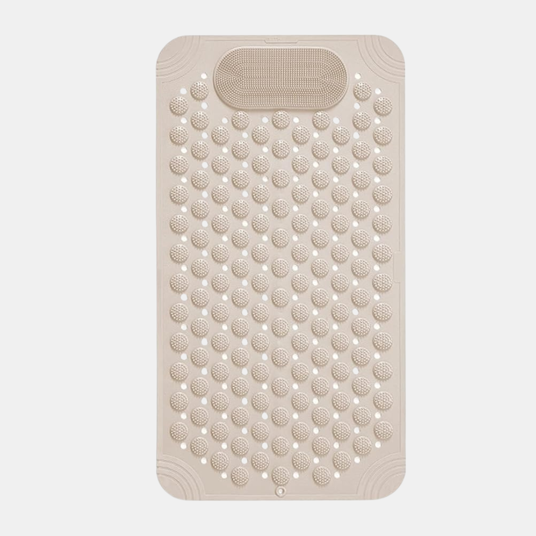 Skridsikker Badeværelsesmåtte – Sikker Komfort på Våde Gulve Mat Tech Butik Beige 50*80cm