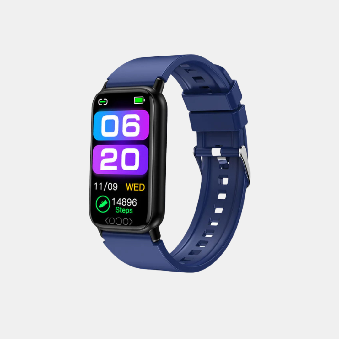 Smartwatch med Multi-Dimensionel Sundhedsovervågning – Avanceret Fitness Tracker Smart Watch Tech Butik Blå