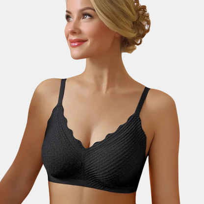 Behagelig BH uden Bøjle – Skånsom Støtte og Komfort Hele Dagen Bra Tech Butik Sort M