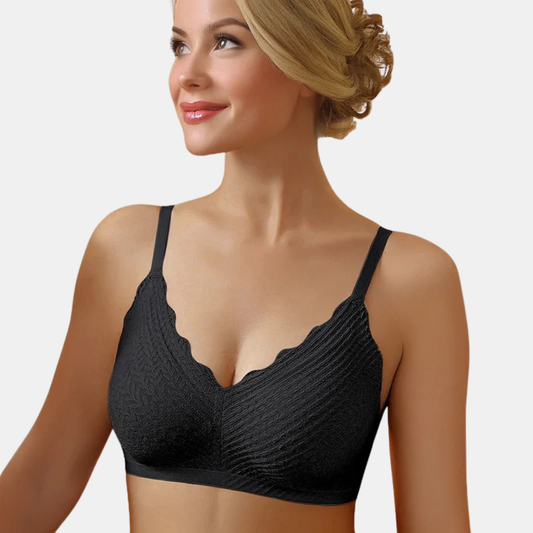 Behagelig BH uden Bøjle – Skånsom Støtte og Komfort Hele Dagen Bra Tech Butik Sort M
