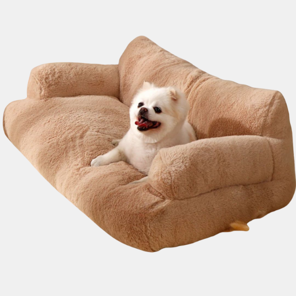 Beroligende Sofa Kæledyrsseng - Luksuriøs komfort og stresslindring for dit kæledyr pets care Tech Butik Kaffe 2XL-90cm