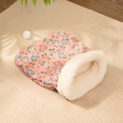 Katteseng – Hygge og Komfortabel Hvileplads til Din Kat Nests Tech Butik Lyserød