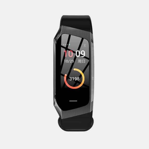 Smartwatch med Blodtryks- og Pulsmåler – Din Sundhed på Håndleddet Smart Watch Tech Butik Sort