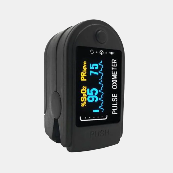 Bærbar Oximeter – Hurtig og Præcis Måling af Blodets Iltmætning På Farten Personal care Tech Butik Sort LK88 (TFT-skærm)