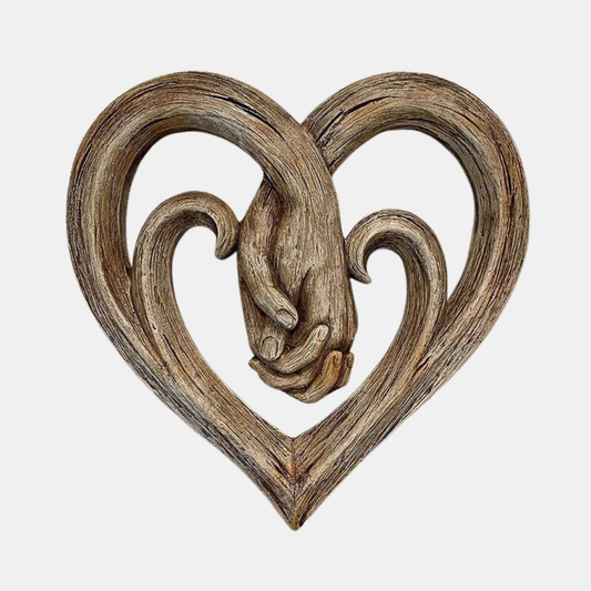 Håndformet Vægdekoration – Kunstnerisk Symbol på Evig Kærlighed til Unik Hjemmeindretning Home Decor Tech Butik Håndformet Højde 30 cm - Bredde 15 cm