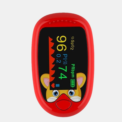 Bærbar Oximeter – Hurtig og Præcis Måling af Blodets Iltmætning På Farten Personal care Tech Butik Rød - Børn