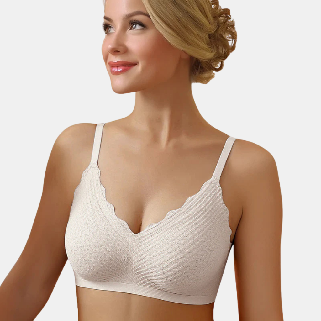 Behagelig BH uden Bøjle – Skånsom Støtte og Komfort Hele Dagen Bra Tech Butik Hvid M
