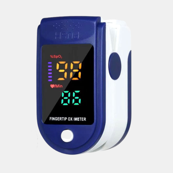 Bærbar Oximeter – Hurtig og Præcis Måling af Blodets Iltmætning På Farten Personal care Tech Butik Blå (LK87 LED-skærm)