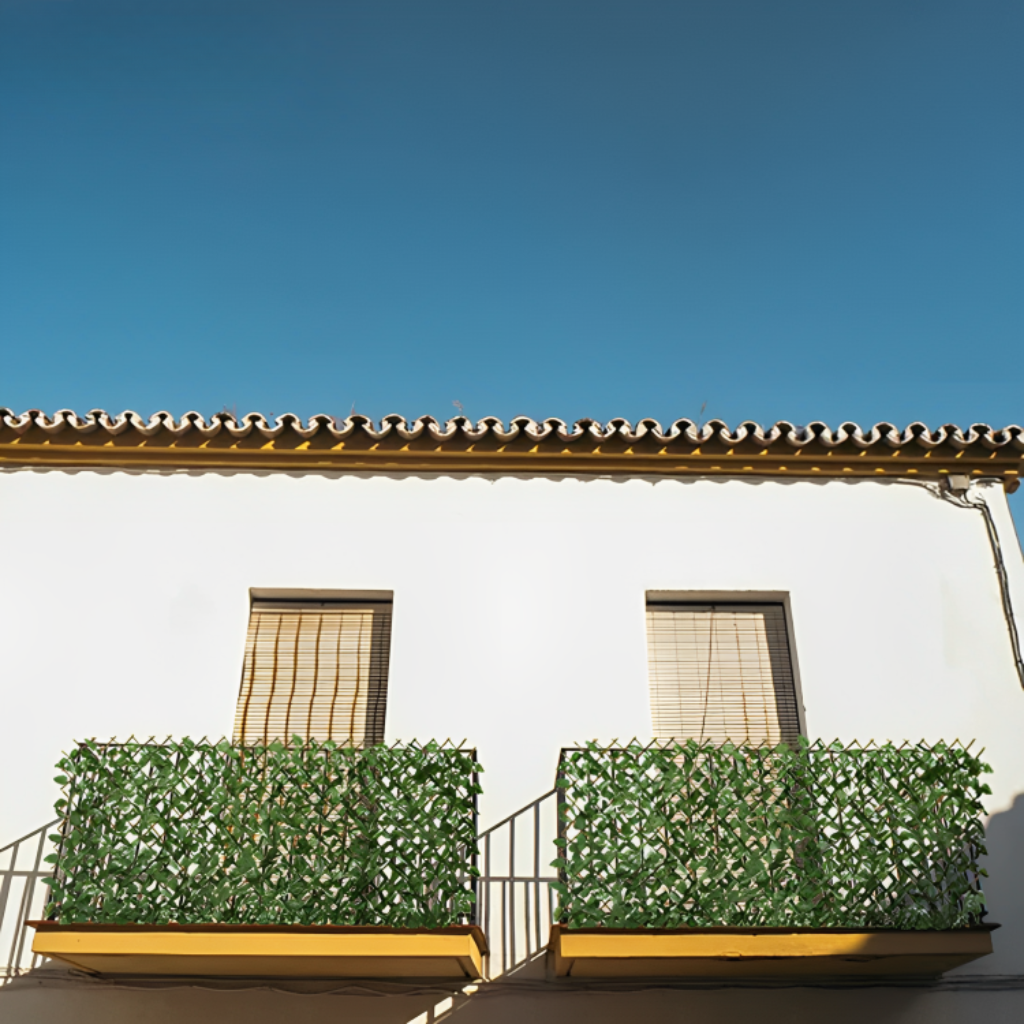 Kunstigt Havebladehegn – Æbleblad Hæk til Udendørs Dekoration Home & Decor Tech Butik