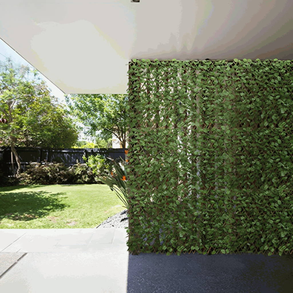 Kunstigt Havebladehegn – Æbleblad Hæk til Udendørs Dekoration Home & Decor Tech Butik