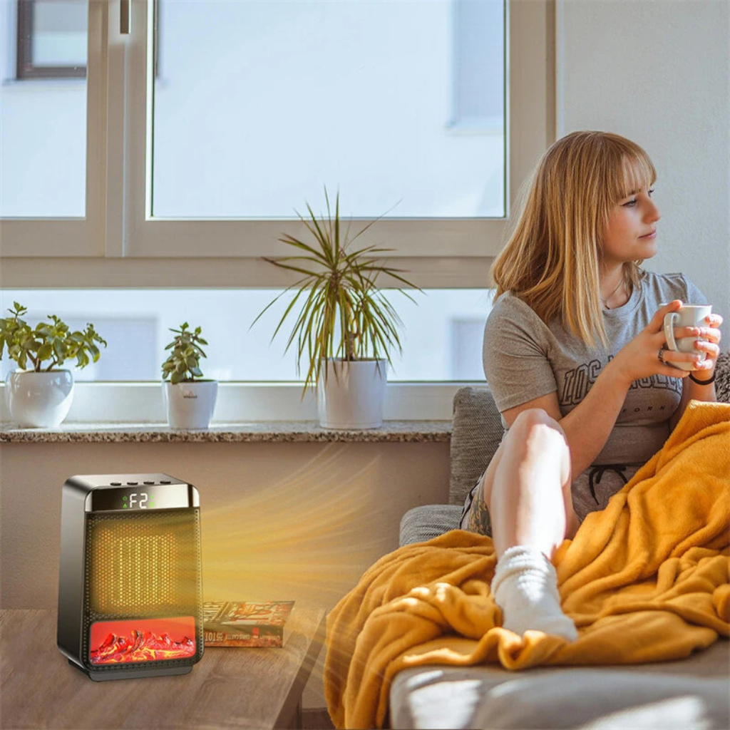 Elektrisk Varmeovn – Kompakt og Kraftfuld Varme til Hygge og Komfort Heater Tech Butik