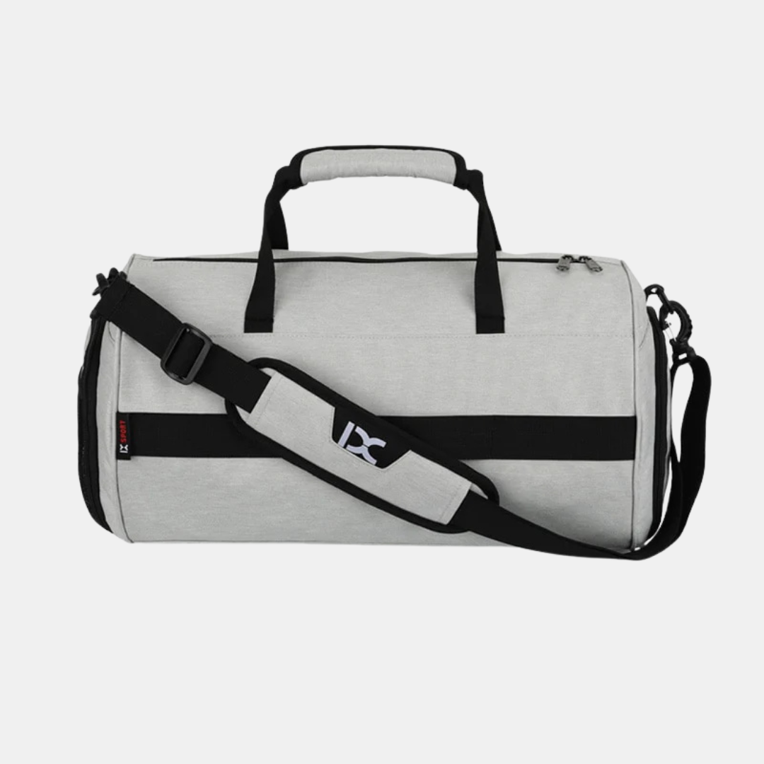 Stor Duffel Taske med Skoafdeling – Rummelig Organizer til Rejseudstyr Bags Tech Butik Grå Stor