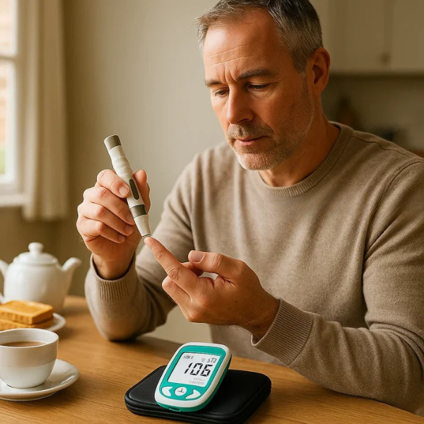 Multifunktionel Analyzer Blodsukkermåler til Hjemmet – Præcis og Bekvem Blodsukkerovervågning Multifunctional Analyzer Home Cholesterol Test Kit with Lancets Uric Acid Meter Glucose Meter Tech Butik