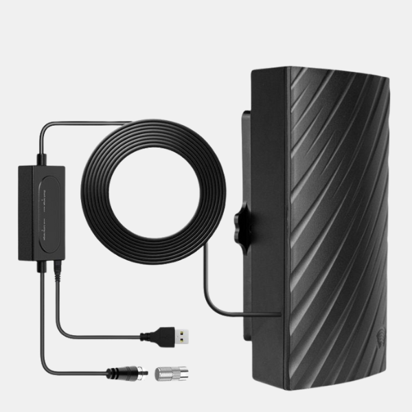 Langtrækkende HDTV 4K Digital Antenne – Til Indendørs Brug med Overlegen Signalmodtagelse Indoor TV Antenna Tech Butik