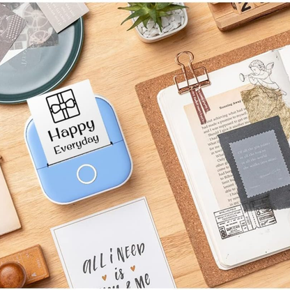 Bærbar Mini Printer – Trådløs Lommeprinter til Fotos og Dokumenter Printer Tech Butik
