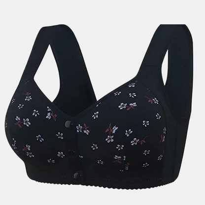 Posturalkorrektion BH med Lukning – Justerbar Støtte til Forbedret Justering og Komfort Bra Tech Butik 3x Sort M