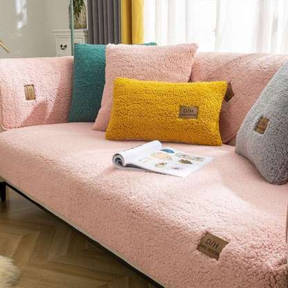 Stilfuldt Sofaovertræk – Stilfuld Beskyttelse og Øjeblikkelig Sofa Makeover Sofa Cover Tech Butik Pink 90x210cm
