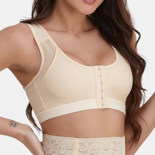 Sports Positur BH med Rygstøtte – Forbedret Komfort og Stabilitet til Aktive Kvinder Bra Tech Butik Beige S