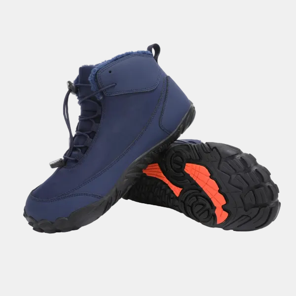 Termiske Fleece Barfodssko – Varm, Fleksibel og Komfortabel i Vinteren Boots Tech Butik Kongblå 36