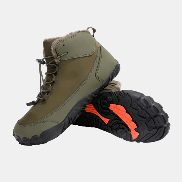 Termiske Fleece Barfodssko – Varm, Fleksibel og Komfortabel i Vinteren Boots Tech Butik skovgrøn 36