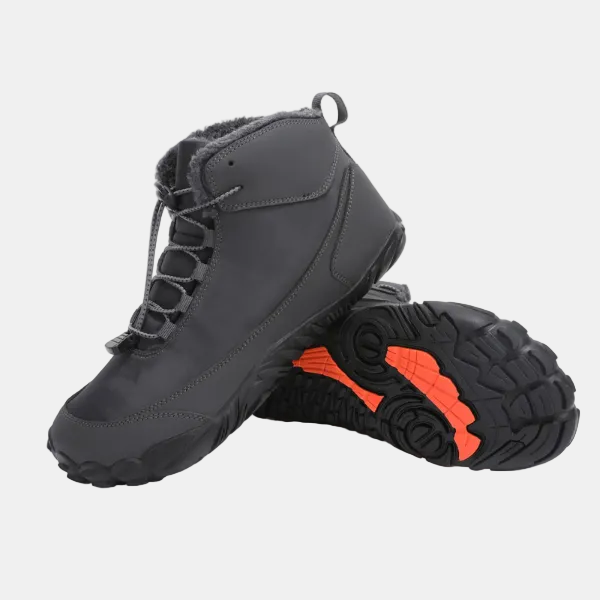 Termiske Fleece Barfodssko – Varm, Fleksibel og Komfortabel i Vinteren Boots Tech Butik Stenegrå 36
