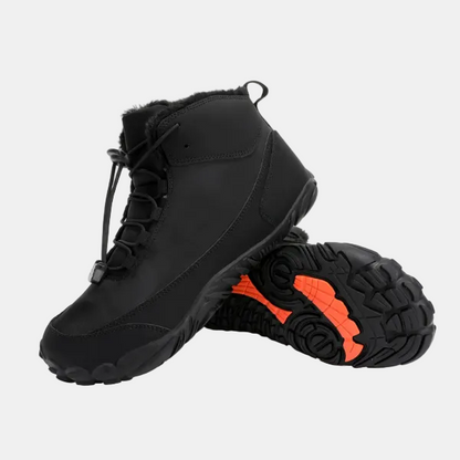 Termiske Fleece Barfodssko – Varm, Fleksibel og Komfortabel i Vinteren Boots Tech Butik Nattsort 36