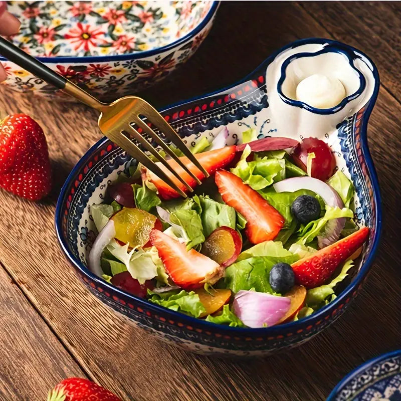 Keramikskål med Integreret Sauceafdeling Skåle Tech Butik