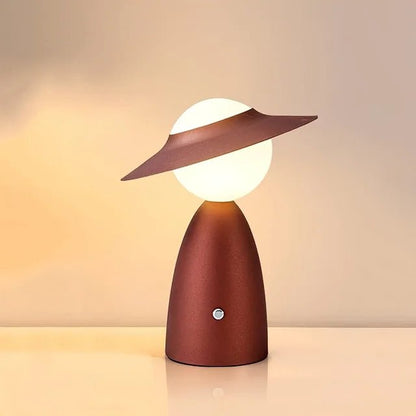 Trådløs Opladningslampe med Dæmpbart LED-lys Belysning Tech Butik Rød