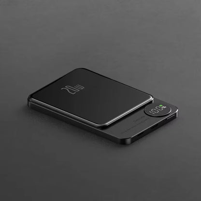 Trådløs Magnetisk Powerbank Power Bank Tech Butik Grå