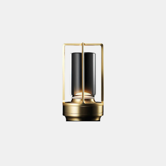 Trådløs bordlampe i krystalglas med touch dæmpning og bærbar elegance til indendørs og udendørs brug Belysning Tech Butik Guld