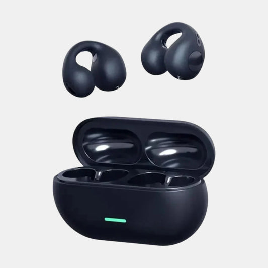 Trådløse Åbne Øreklemme-Hovedtelefoner med Knogleledning Hovedtelefoner Tech Butik Sort