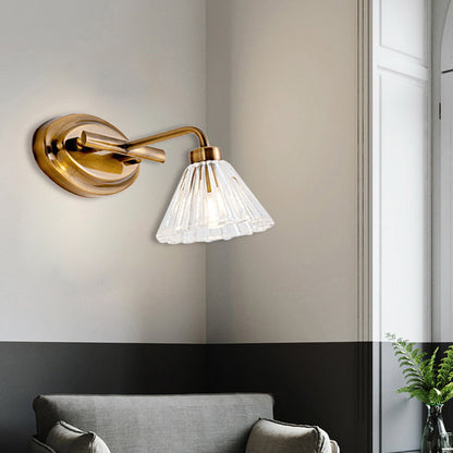 Messing Metal LED Kegle Væglampe – Traditionel Væglampe til Badeværelse Væglamper Tech Butik