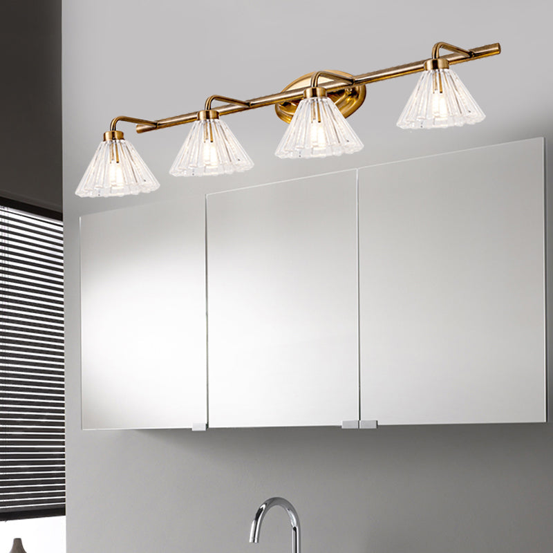 Messing Metal LED Kegle Væglampe – Traditionel Væglampe til Badeværelse Væglamper Tech Butik