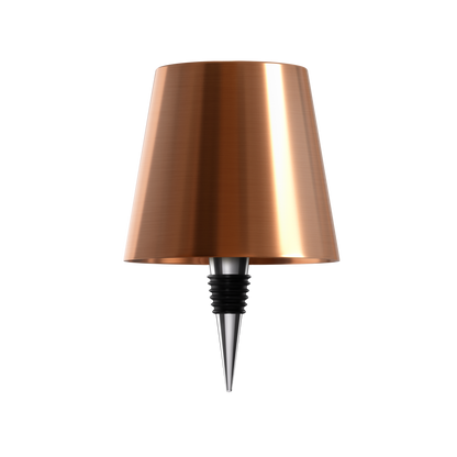 Trådløs Flaskelampe med Justerbar Lysstyrke – Elegant Lampe til Indendørs Brug Belysning Tech Butik ROSE GULD
