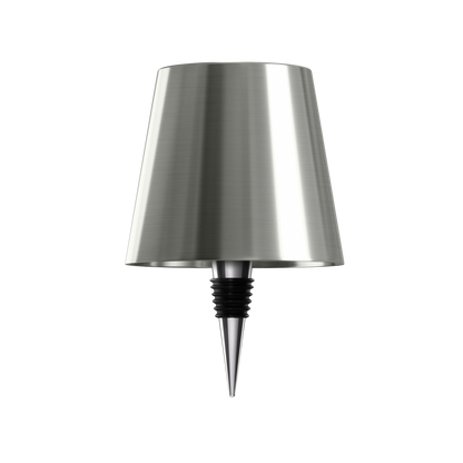 Trådløs Flaskelampe med Justerbar Lysstyrke – Elegant Lampe til Indendørs Brug Belysning Tech Butik SØLV