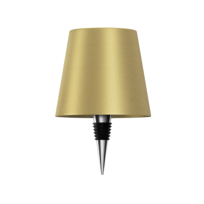 Trådløs Flaskelampe med Justerbar Lysstyrke – Elegant Lampe til Indendørs Brug Belysning Tech Butik MAT GULD