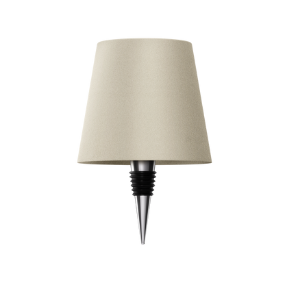Trådløs Flaskelampe med Justerbar Lysstyrke – Elegant Lampe til Indendørs Brug Belysning Tech Butik BEIGE