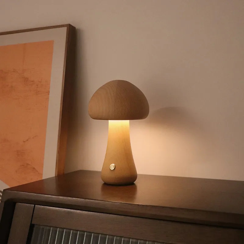 Unik Trådløs Svampebordlampe – Elegant, Fleksibel Belysning Overalt Belysning Tech Butik