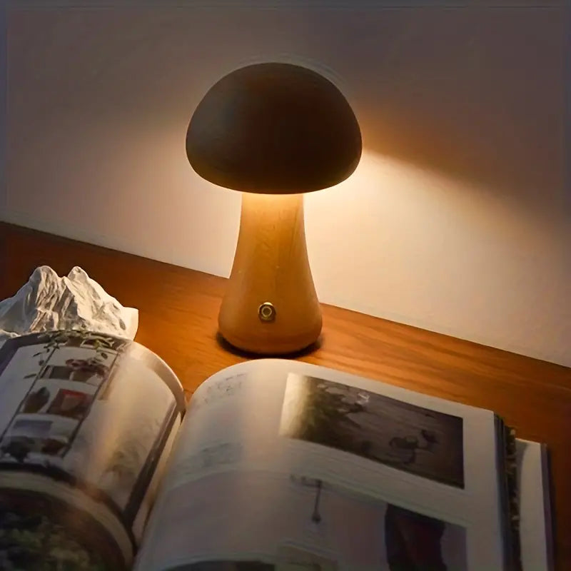 Unik Trådløs Svampebordlampe – Elegant, Fleksibel Belysning Overalt Belysning Tech Butik